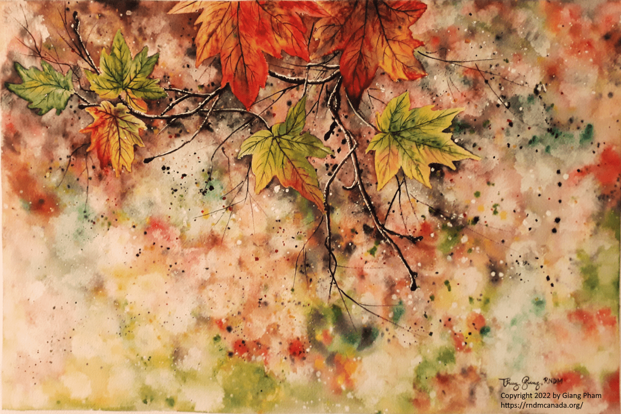 You are currently viewing Maple Leaves Painting